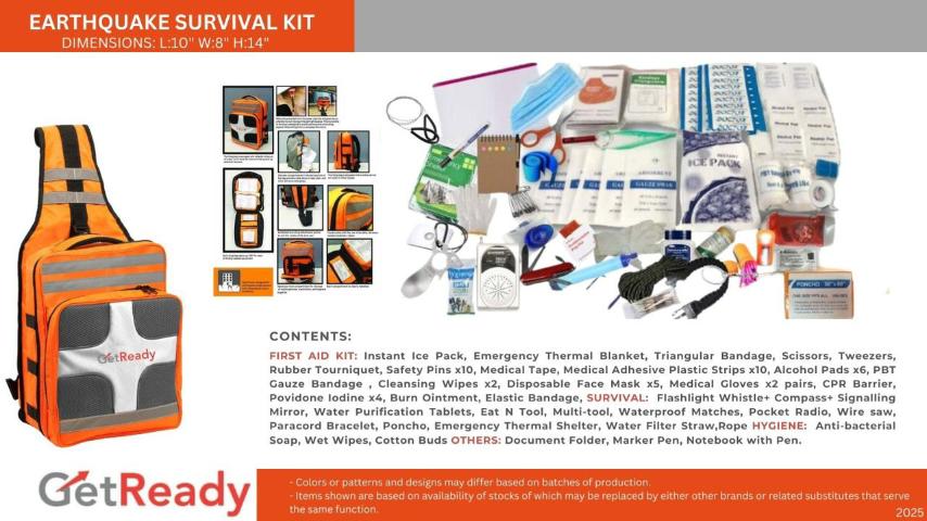 Earthquake Survival Kit