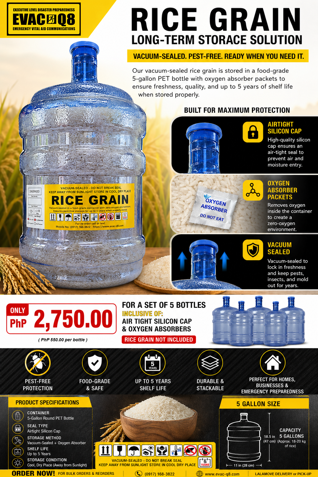 Rice Grain Storage System